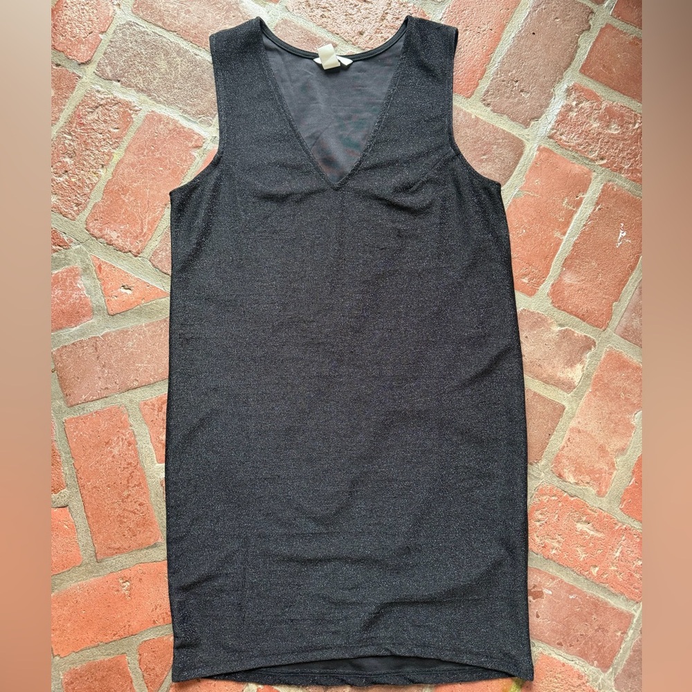 H&M Sparkle Black Shift Dress